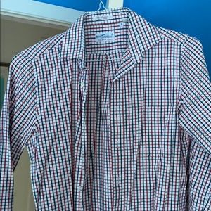 Men’s red white and blue Gant button down